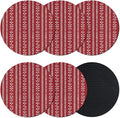 Traditional Minimalist Coasters Set of 6, Absorbent Coasters by Unknown