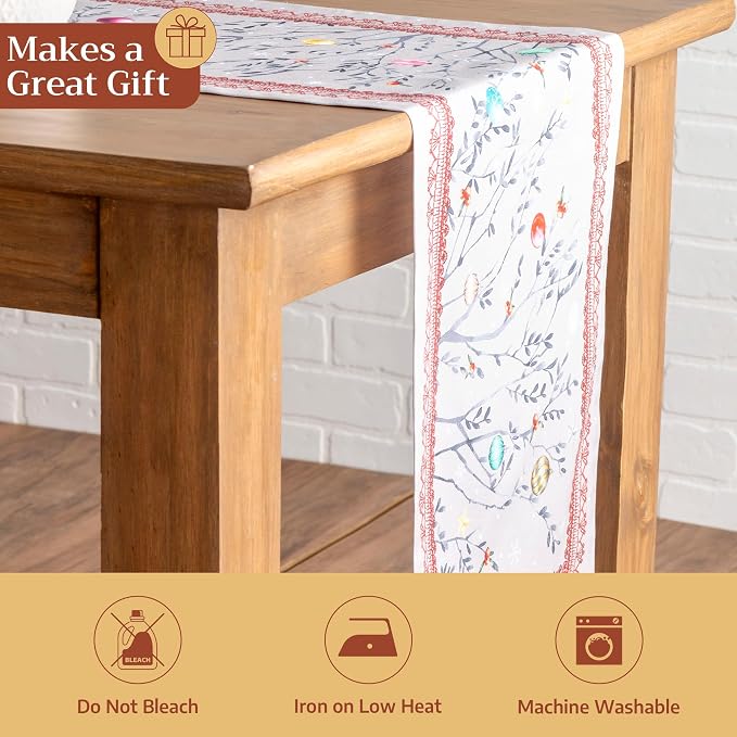 Maison d' Hermine Table Runner 100% Cotton 14.50" x 90" | Table Runners 90 - Image 5