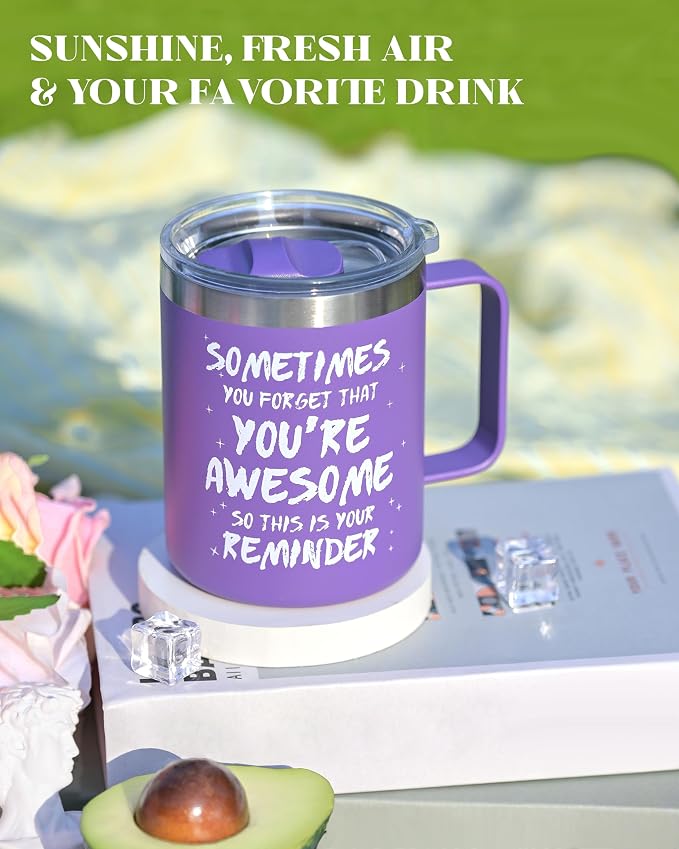 Inspirational Coffee Mug for Women, 12oz Insulated Stainless Steel Mug - Image 5
