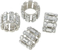 Jeweled Gem Stone Napkin Ring by SaroLifestyle