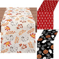 Gilprop 3 Pcs Holiday Table Runners Seasonal Tablecloth, 13x72 Inch | Farmhouse by Gilprop