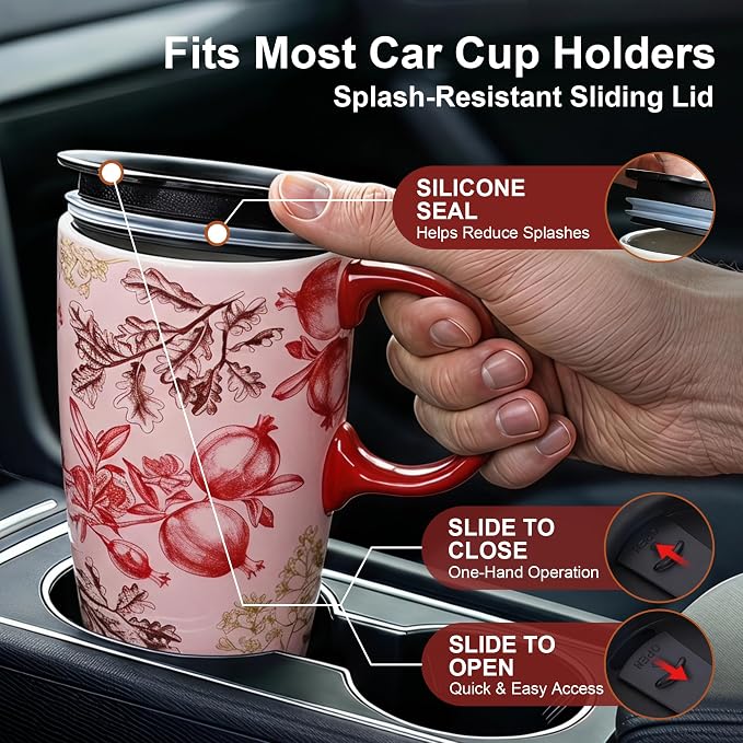Topadorn 17oz Ceramic Travel Mug - Image 5