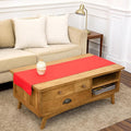 Solino Home Cotton Linen Dining Table Runner Poppy Red Woven, 14 x 60 in | by SolinoHome