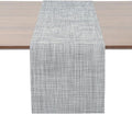 Myir JUN Light Gray Table Runner Home Decor Dining Table Runners | Vinyl Table by MyirJUN