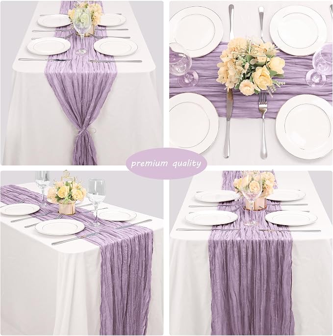 12 Pack Boho Gauze Table Runner - Image 5