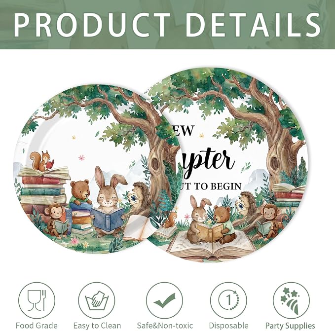 250Pcs Storybook Baby Shower Party Supplies - Image 6