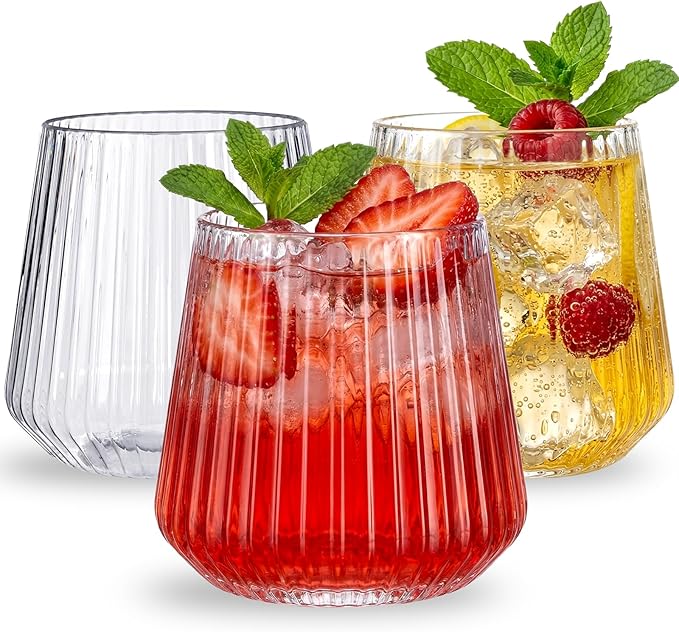 Ciaell 30 Pack Plastic Wine Glasses by Ciaell