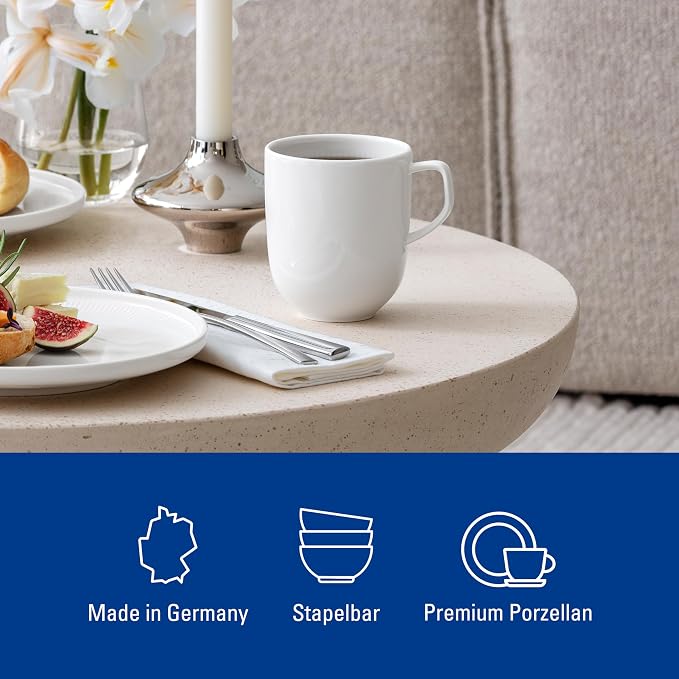 Villeroy & Boch Afina Mug with Handle, Premium Porcelain, Made in Germany - Image 3