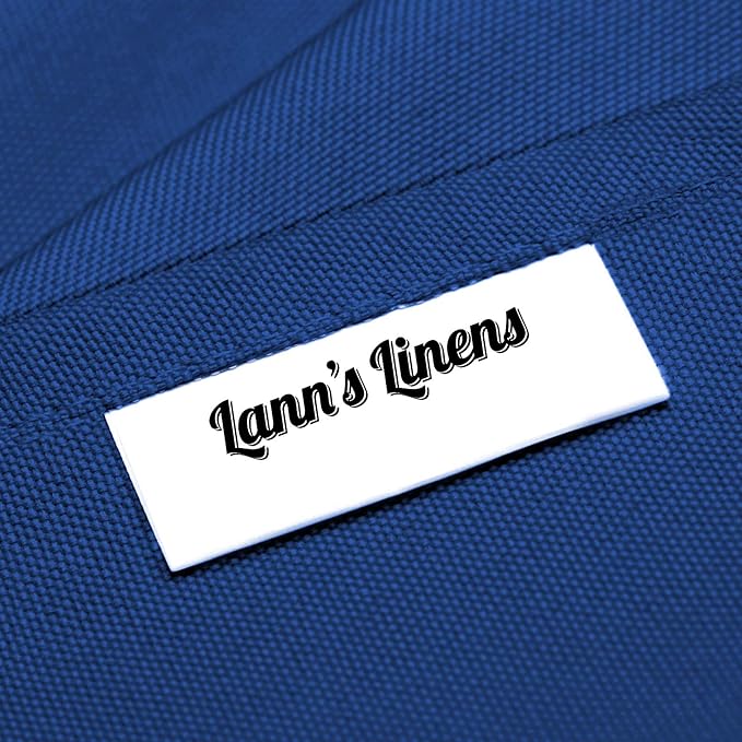 Lann's Linens 90 x 156 Inch Rectangular Tablecloth, Washable Polyester Fabric Table Cloth for Dining Tables, Parties, Restaurant, Wedding - Royal Blue