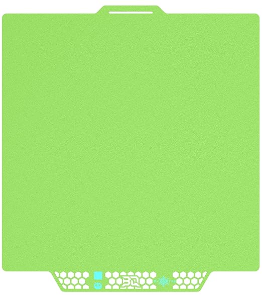 BIQU CryoGrip Pro Glacier Green Compatible with Bambu-Lab P1S/P1P/P2S/X1C/X1E/A1 3D Printers 257x257MM Panda Build Plate Double Sided Upgrade Removable Surface Platform