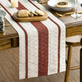 Artoid Mode Caramel Rustic Woven Table Runner 12x72 Inch | Holiday Farmhouse by ArtoidMode