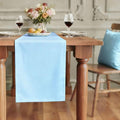 FOLINS&HOME Baby Blue Waterproof Decorative Table Runner 90 Inches Long | by FOLINSHOME