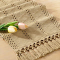 Boho Table Runner Summer Farmhouse Rustic Dining Dresser Scarf Home Decor | by Socomi