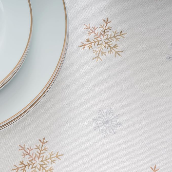 Maison d' Hermine Table Cloth Round Table 100% Cotton 69 Inches Fall Tablecloth Reusable Everyday Use for Thanksgiving Christmas Decorations Dining Farmhouse Party (Deer in The Woods)