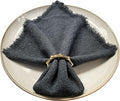Napkin Rings Set of 6, Family Dinner, Thanksgiving, and Party by Kintyno