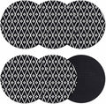 Minimalist Art Coasters Set of 6, Absorbent Coasters by Unknown