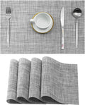 Leetaltree Linen Grey Placemats Set of 4 by Leetaltree-ArtatEveryTable