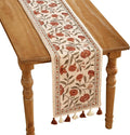 Designer French Linen Extra Long Table Runner, Kitchen Decor, Dining Table by Isaennehomedecoration