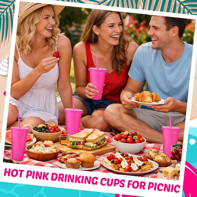 Honeydak 60 Pack Tumbler with Straw and Lid Bulk Cups - Image 5
