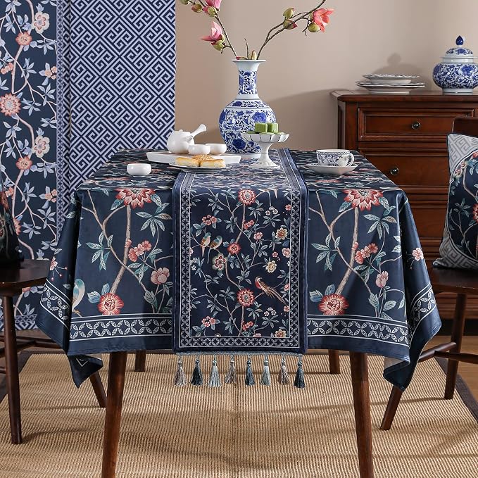 Patdrea Designer Elegant French Velvet Table Runner, Thanksgiving Dining Table - Image 7