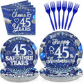 96Pcs 45th Anniversary Decorations by Greencian