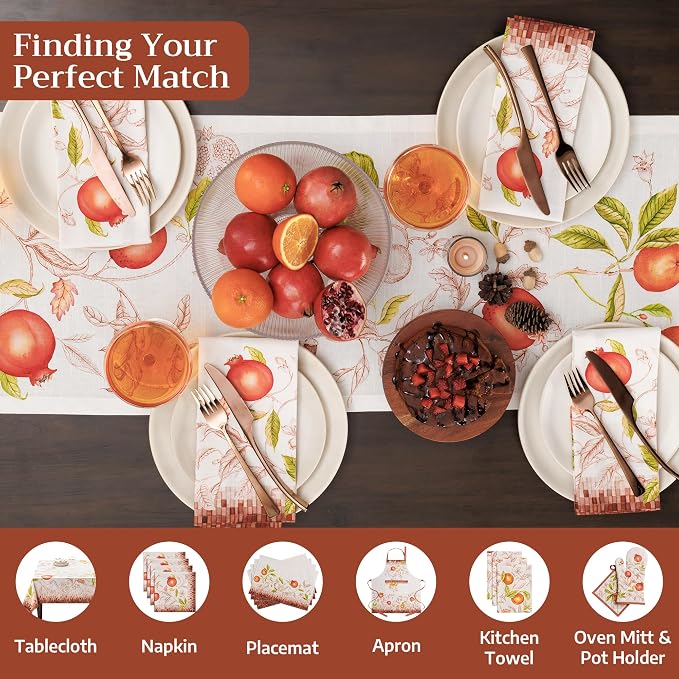 Maison d' Hermine Table Runner 100% Cotton 14.50" x 108" | Table Runners 108 - Image 4
