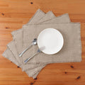 100% Pure Linen Placemats Set of 4 by HSOFTIFY