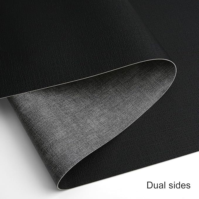 Table Runners 94 Inch Long, Dual-Sided Faux Leather Table Runner | Waterproof - Image 2