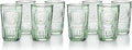 Bormioli Rocco Romantic Set Of 4 Cooler Glasses, 16 Oz. Colored Crystal Glass by Bormioli+Rocco