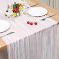 1 Pack Cheesecloth Table Runner 10Ft Christmas Gauze Boho Table Runners by Home