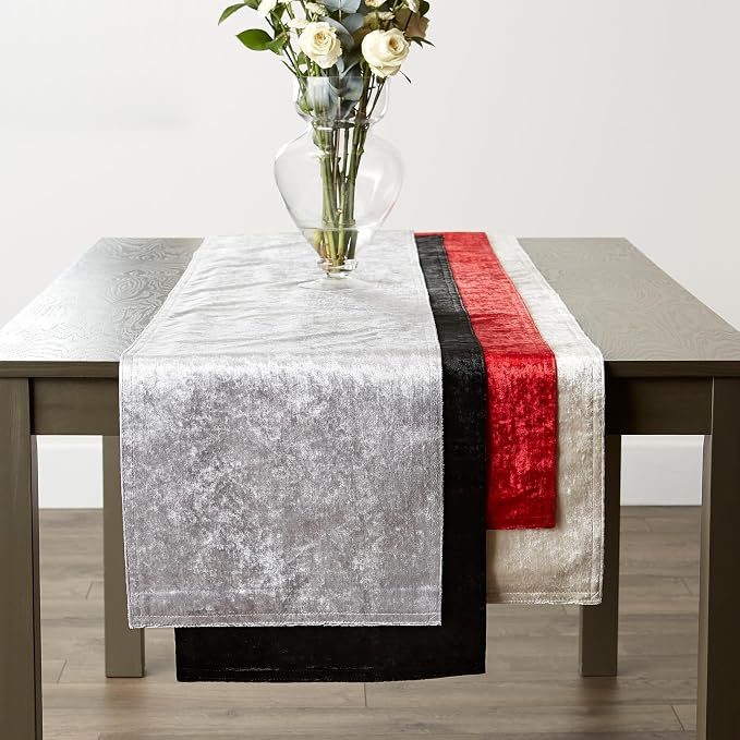 DII Velvet Collection Tabletop, Table Runner - Image 5