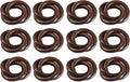 ALPHA Living HOME Wooden Napkin Rings Set of 12 by ALPHALivingHOME