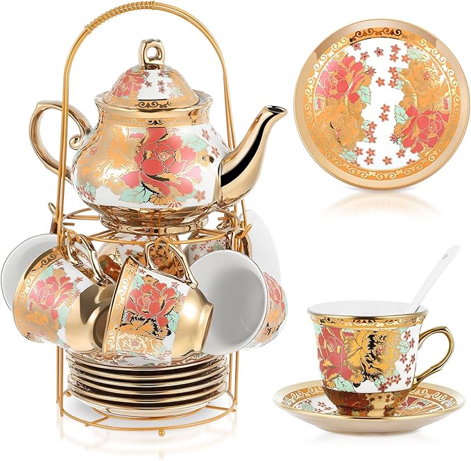 Zhehao 20 Pcs Porcelain Tea Set by Zhehao
