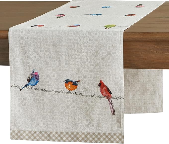 Maison d' Hermine Table Runner 100% Cotton 14.50" x 108" | Table Runners 108 by MaisondHermine