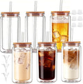 6 Pack Snow Globe Tumbler, Double Wall Plastic Reusable Cups by Alohastarttg