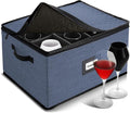 Hearth & Harbor Wine Glass Storage Box by HearthHarbor
