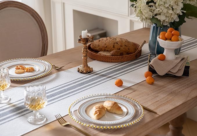 Boho Table Runner for Modern Farmhouse Decor, Dining Table décor 13 x 90 Inch - Image 3