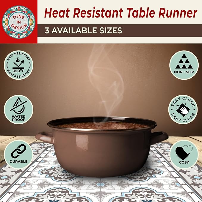 Heat Resistant Table Runner, 32 x 10 Inch - Image 5