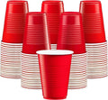 TashiBox 12 oz Red Plastic Party Cups by TashiBox