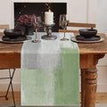 Emvency Table Runner, 13x72 Inch, Farmhouse Abstract Vintage | Art Green Dining by Emvency