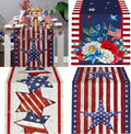 Gilprop 3 Pcs 4th of July Table Runners Patriotic Tablecloth, 13x72 Inch | by Gilprop