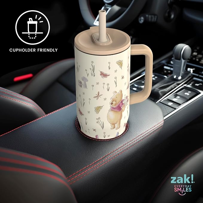 Zak Designs Winnie the Pooh 30oz Spill-Proof Insulated Travel Tumbler | BPA Free - Image 8