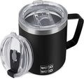 WETOWETO Coffee Mug with Handle, 14oz Insulated Stainless Steel Reusable Coffee by Wetoweto