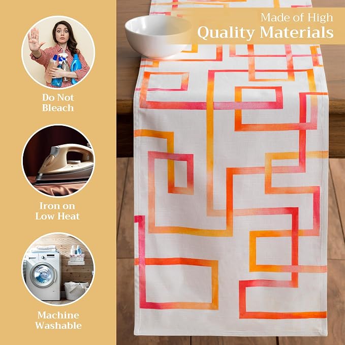 Maison d' Hermine Table Runner 100% Cotton 14.50" x 72" | Table Runners 72 - Image 3