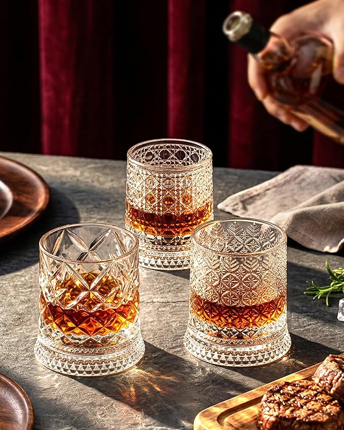 CEEFU 360° Spinning Whiskey Glasses Set - Image 7