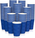 JollyPack Disposable Paper Coffee Cups, 16 oz, 120 Pack, Insulated Ripple Wall by JollyPack