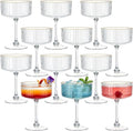 12PCS Plastic Martini Glasses, Unbreakable Reusable Champagne Coupe, Removable by Unknown