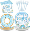 96Pcs Donut Baby Shower Decorations by Grencian