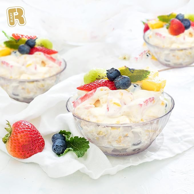 R-kay 6 Oz Clear Plastic Bowls - Image 4