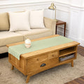 Solino Home 100% Pure Linen Table Runner Sage Green Hemstitch, 14 x 60 in | by SolinoHome